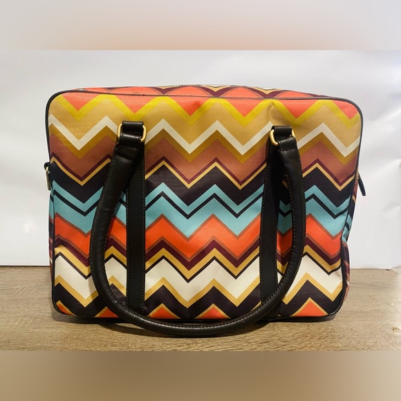 NWT Missoni x Target zig zag printed nylon tote bag w/crossbody strap - Picture 10 of 10